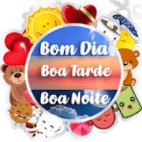 figurinhas de BOM DIA, BOA NOITE, BOA TARDE on 9Apps