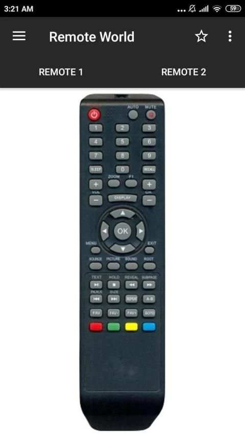 AKAI TV Remote Control स्क्रीनशॉट 1