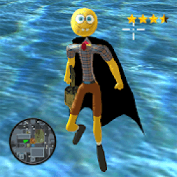 Flying Stickman Sponge Rope Hero Gangstar Crime आइकन