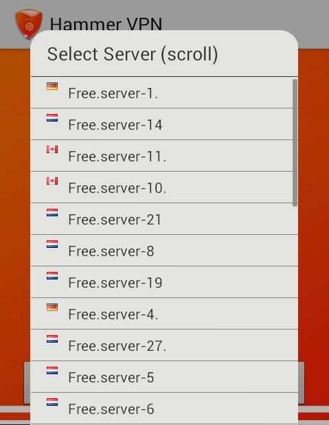 Hammer VPN AntiDPI VPN स्क्रीनशॉट 4