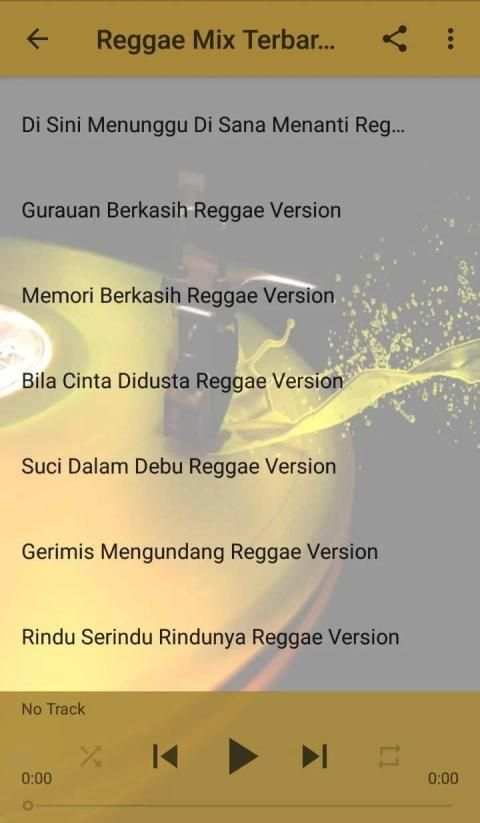 reggae mix terbaru offline screenshot 4