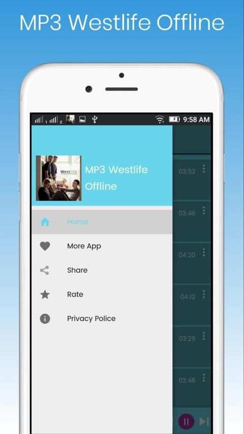Best MP3 Westlife Offline | Dazkha Studio screenshot 2