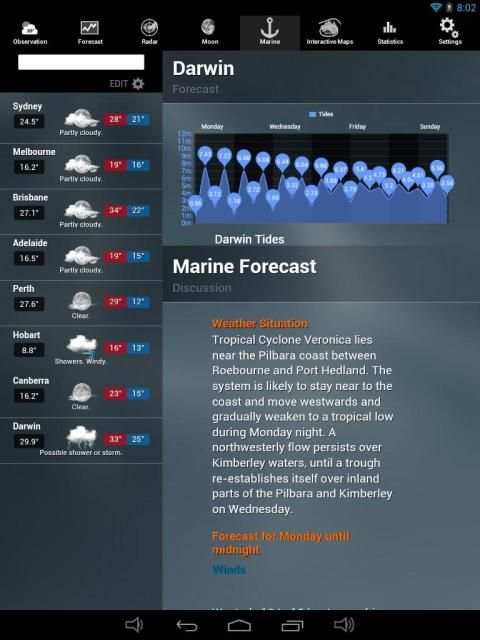 AUS Weather screenshot 1