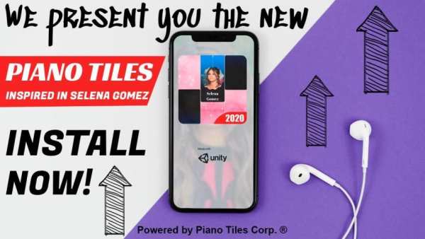 Selena Gomez Piano Tiles screenshot 4