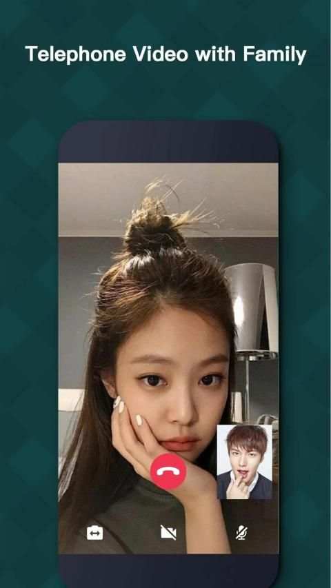 Black Pink Fake WhatsChat Messenger screenshot 3