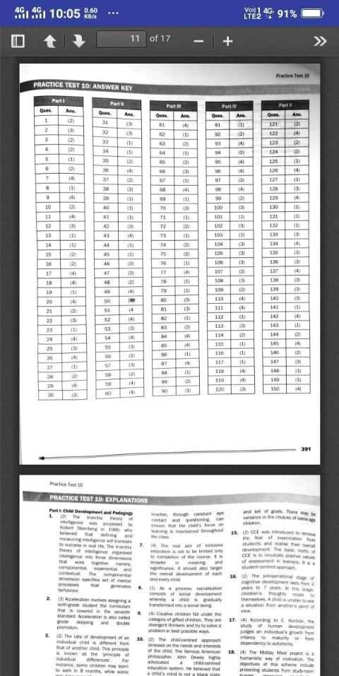CTET Paper-I Solved Papers And Practice Sets скриншот 2