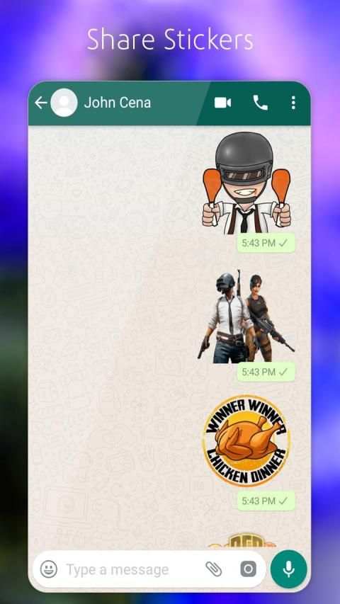 PUB-G Stickers for WhatsApp स्क्रीनशॉट 2