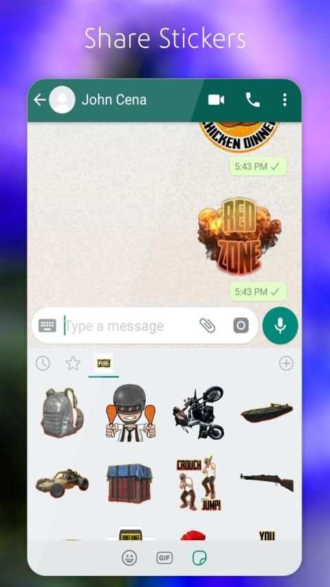 PUB-G Stickers for WhatsApp screenshot 1