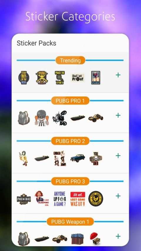 PUB-G Stickers for WhatsApp screenshot 5