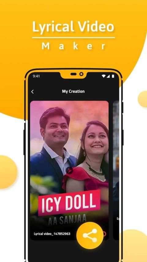 Lyrical Video Maker स्क्रीनशॉट 4