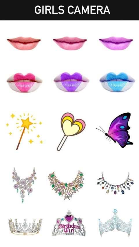 Girls Camera - Beauty Photo Makeup Editor screenshot 2