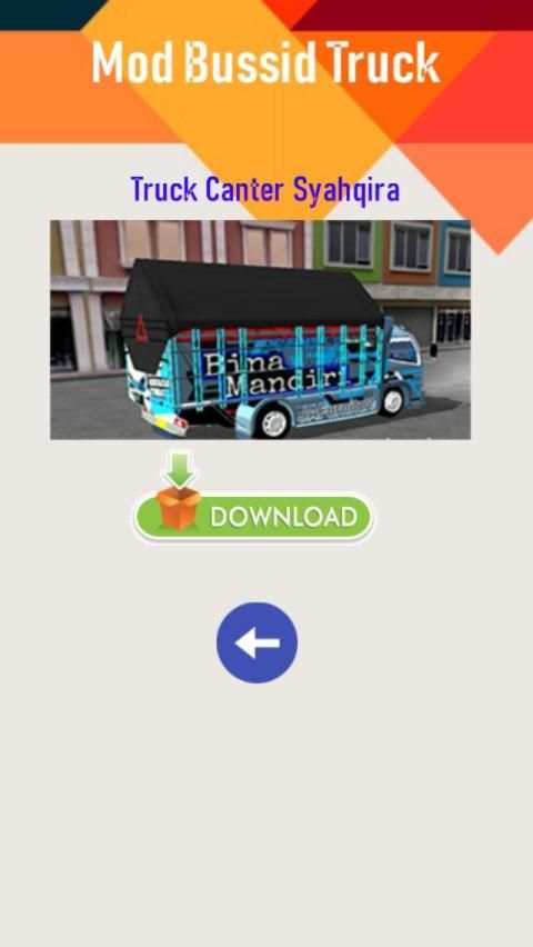 Mod Bussid Truck Canter screenshot 3