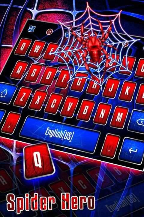Spider Hero Keyboard screenshot 3
