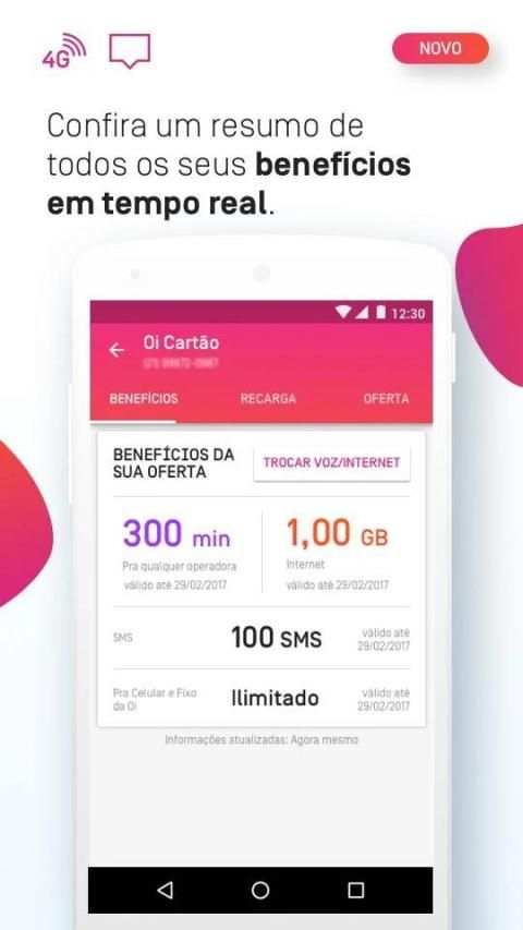Minha Oi - Conta, 2ª Via de Fatura, Recarga e Mais screenshot 4