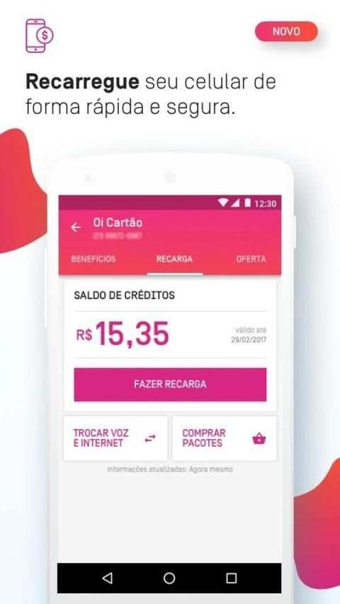 Minha Oi - Conta, 2ª Via de Fatura, Recarga e Mais screenshot 3