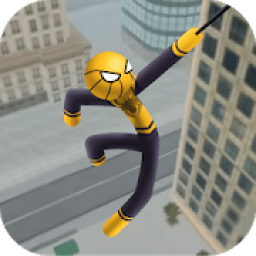 Spider Stick Hero Rope Vice City आइकन