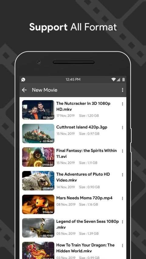 Video Player All Format स्क्रीनशॉट 2