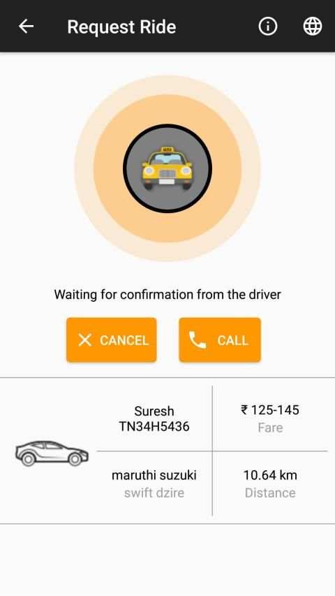 Namma Ooru Taxi® - City Ride, Oneway & Round Trips screenshot 6