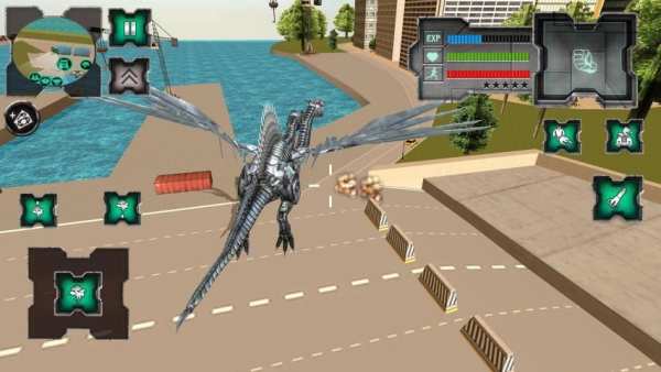 Flying Dragon Robot Simulator :Transformation War screenshot 2