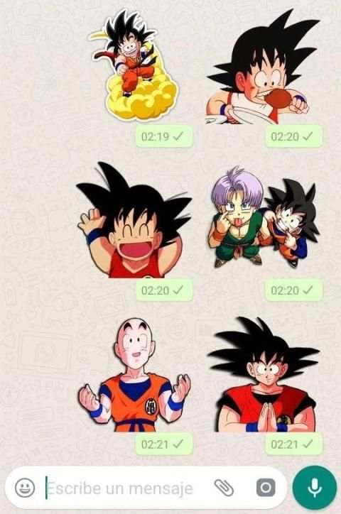 Stickers de Dragon Ball para WhatsApp screenshot 1