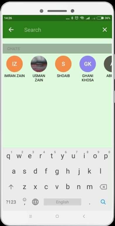 Raabta Messenger screenshot 1