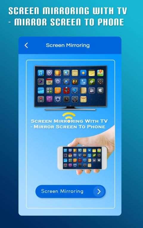 Screen Mirroring With TV - Mirror Screen To Phone स्क्रीनशॉट 2