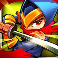 ninja hatto kid runner hero logo