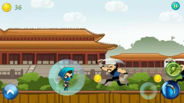 ninja hatto kid runner hero screenshot 2