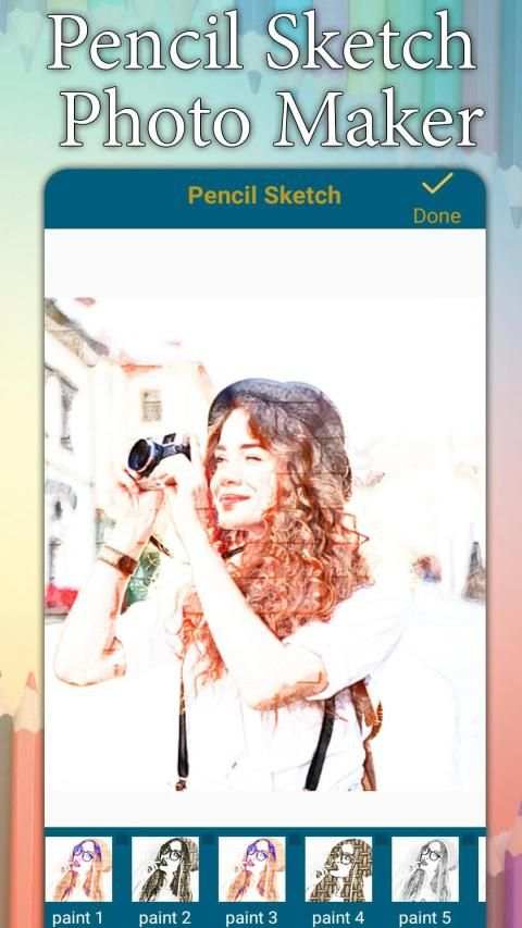 PenSketch Photo Maker : Pencil Drawing Foto Sketch screenshot 2