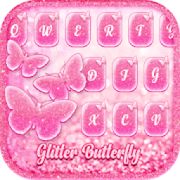 ikon Glitter Butterfly Keyboard