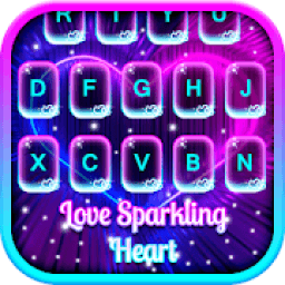 ikon Love Sparkling Heart Keyboard