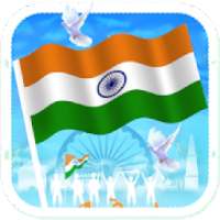 India Flag Wave HD Live Wallpaper
