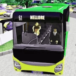 Airport Coach Bus Simulator Driving Game 3D आइकन
