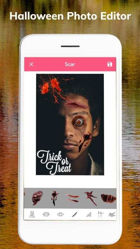 Zombie Photo Editor - Scary Face Changer App स्क्रीनशॉट 4