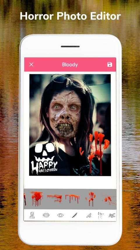Zombie Photo Editor - Scary Face Changer App स्क्रीनशॉट 7