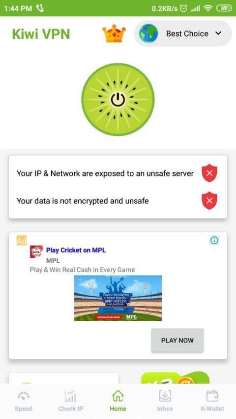 KiWi VPN NETWORK / Free 2020 / Proxy IP Changer screenshot 8