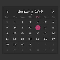 SimpleCal - calendar for Kustom