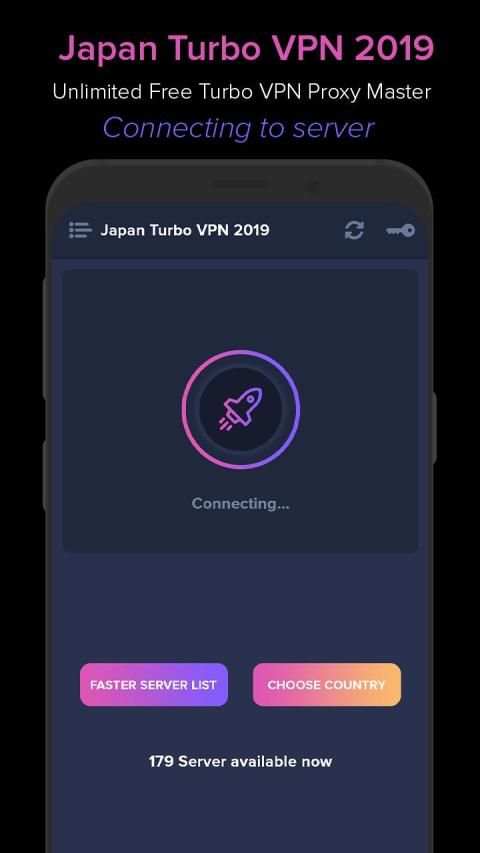 Japan VPN 2019 - Unlimited Free VPN Proxy Master screenshot 3