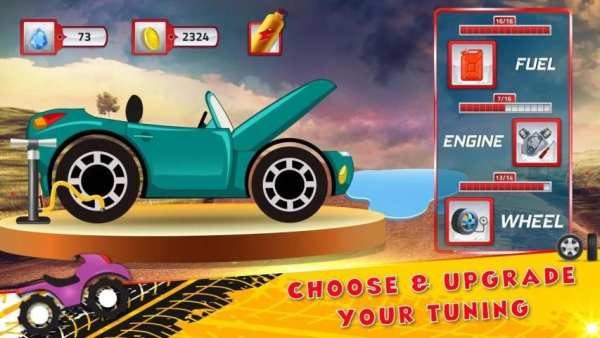Hill Climb Race screenshot 2