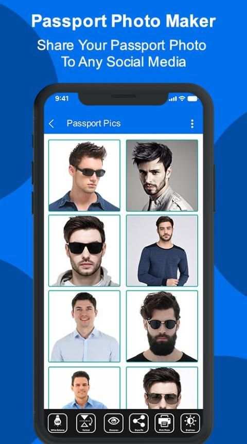 Passport Photo Maker - Passport Picture Editor screenshot 1