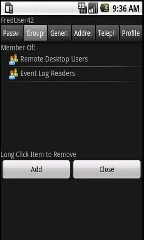Free ActiveDir Manager screenshot 1