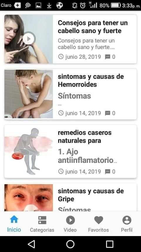 Libro de Remedios caseros naturales screenshot 2