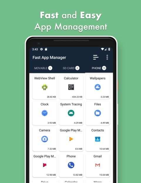 Fast App Manager screenshot 3