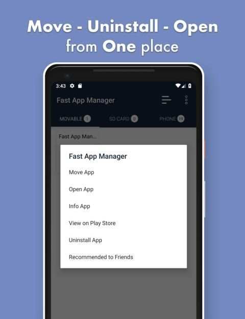 Fast App Manager screenshot 2