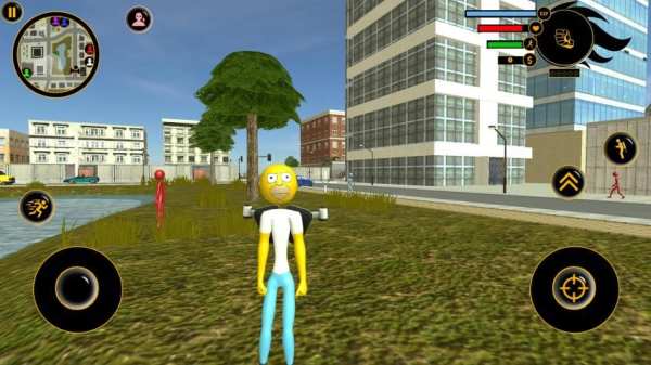 Jetpack Stickman Simpso Rope Hero screenshot 3