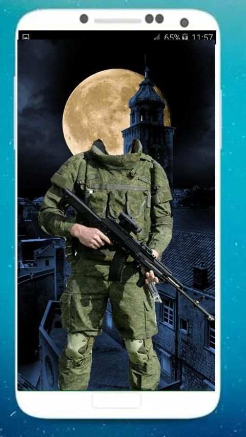 Photo Editor - Military Man 2020 screenshot 1