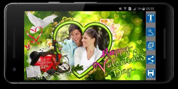 Valentines Day Photo Frames स्क्रीनशॉट 3