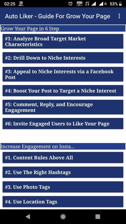 Auto Liker - Increase Like & Follower Guide screenshot 2
