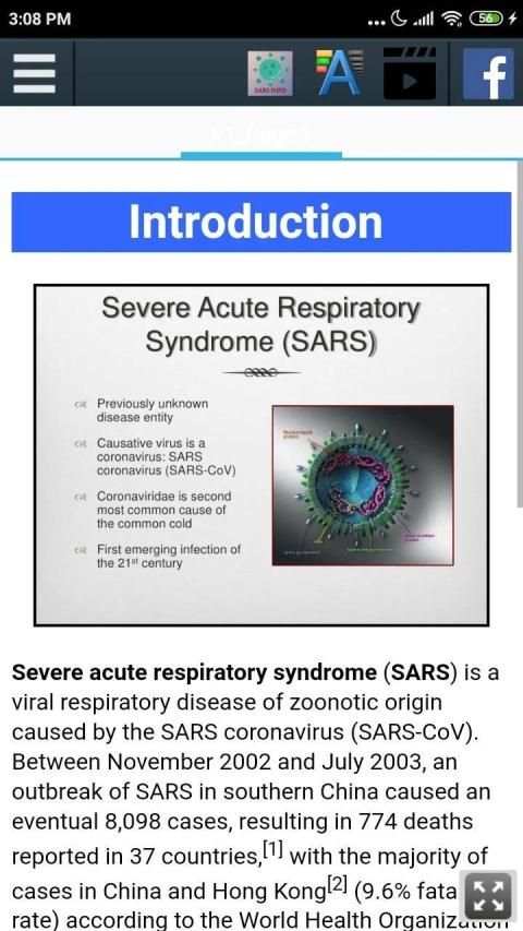 SARS Info screenshot 5