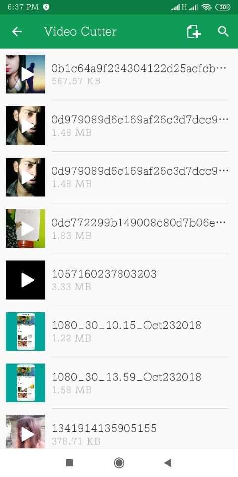 video cutter and merger स्क्रीनशॉट 1